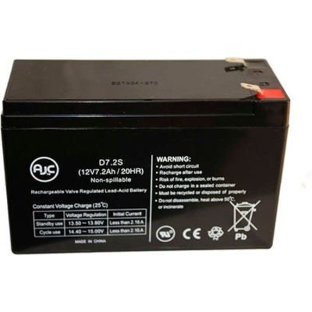 BATTERY CLERK AJC®  Parasystems PS-1270-F1 12V 7Ah Sealed Lead Acid Battery PARA SYSTEMS-PS-1270-F1
